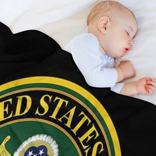 Army - US Army Veteran Machine-washable Throw Blanket