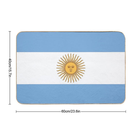 Argentina Flag  Pet-Safe Bath Mat