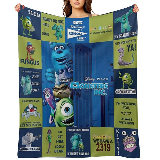 Vegetarian Travel-friendly Throw Blanket