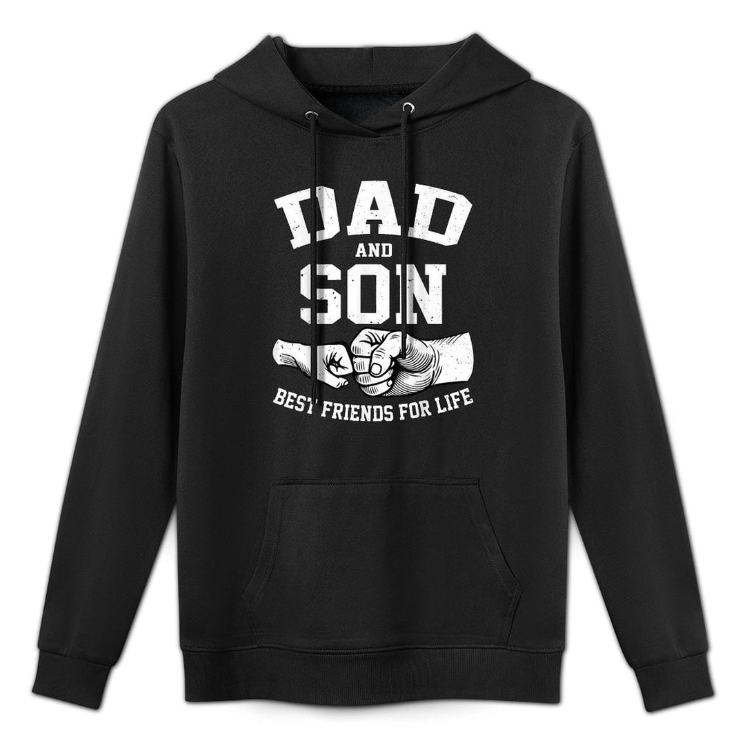 Dad And Son Best Friends for Life Fathers Day Dad And Son Versatile Streetwear Hoodie
