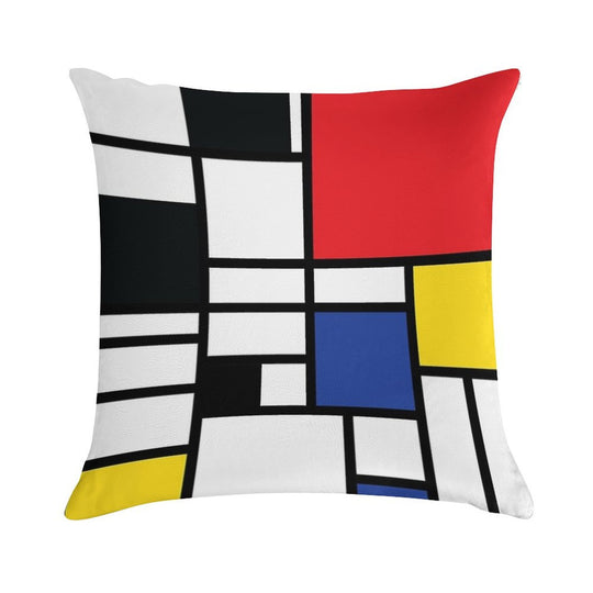 De Stijl #1 Soft Warmth Comfort Throw Pillow