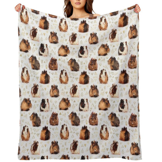 The Essential Guinea Pig Plush Throw Blanket