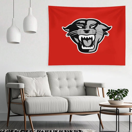 DU Panthers Red Black Tapestry