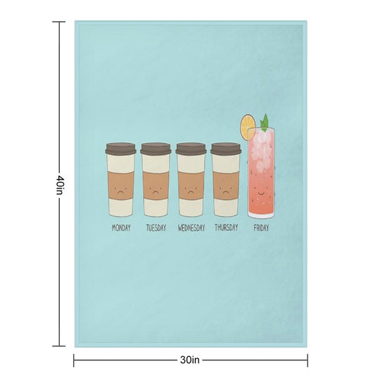 Happy Friday! Premium Throw Blanket