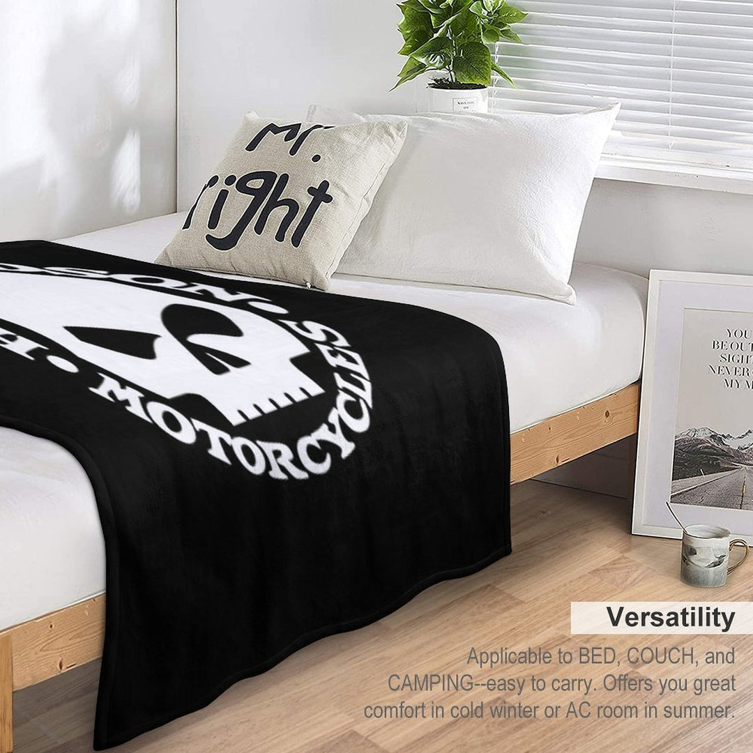 Club Hog Boys Cruiser Motorcycle HD Durable Throw Blanket