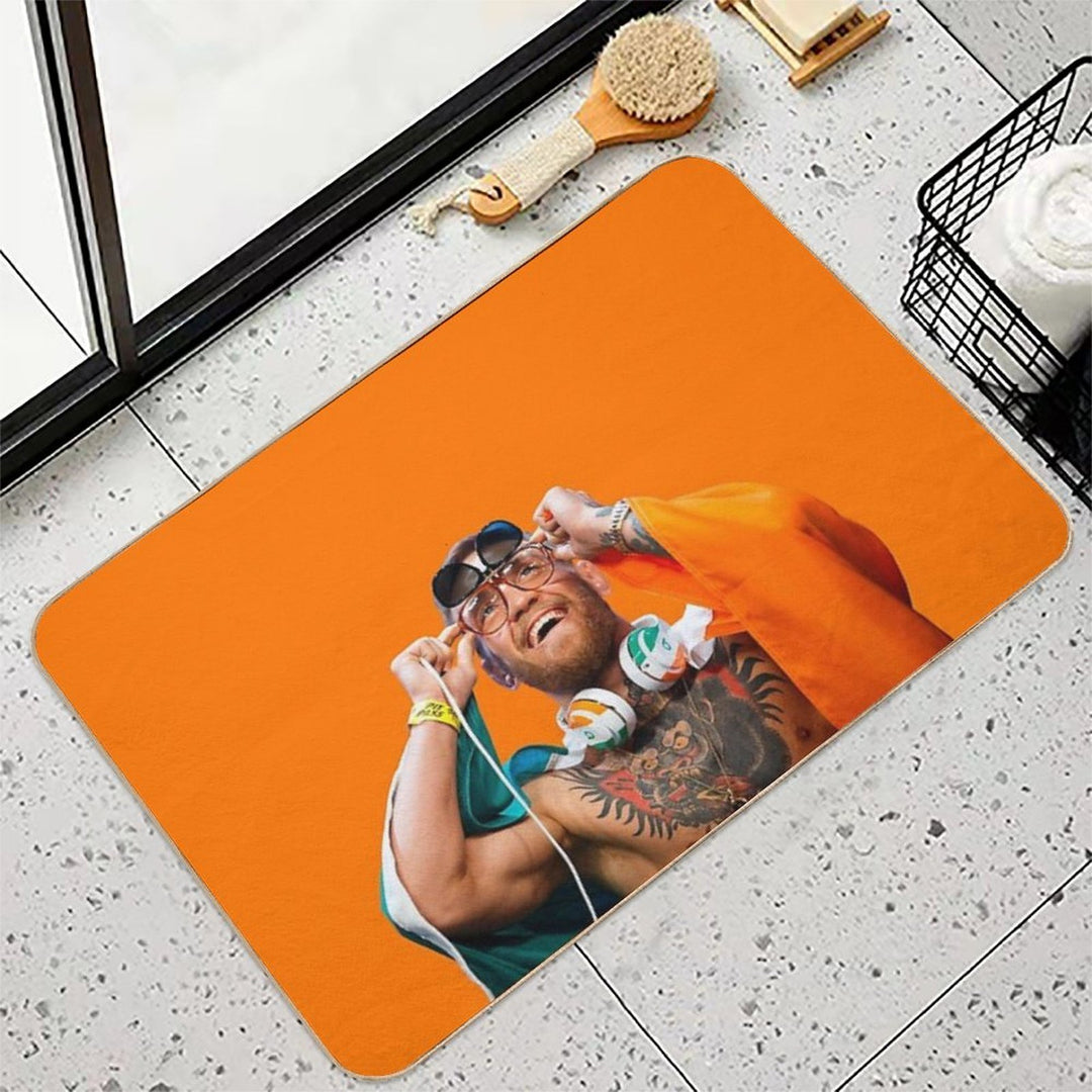 Conor Mcgregor Laughing  Dirt-Trapping Bath Mat