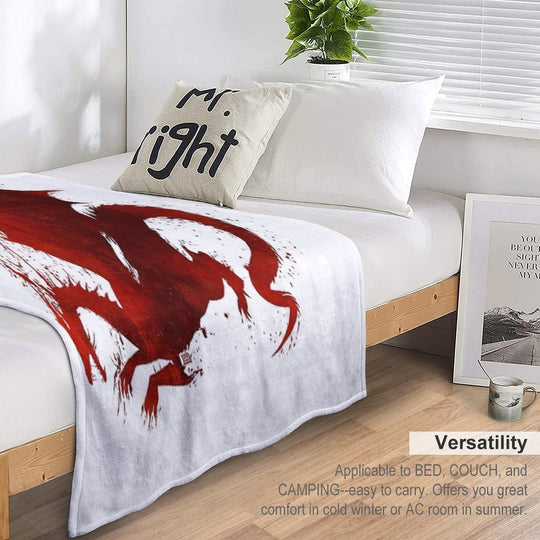 Dragon Age Origins Blood Dragon V1 All-season Throw Blanket