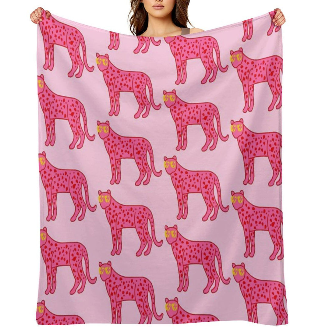 Cheetah Xoxo Eco-conscious Throw Blanket