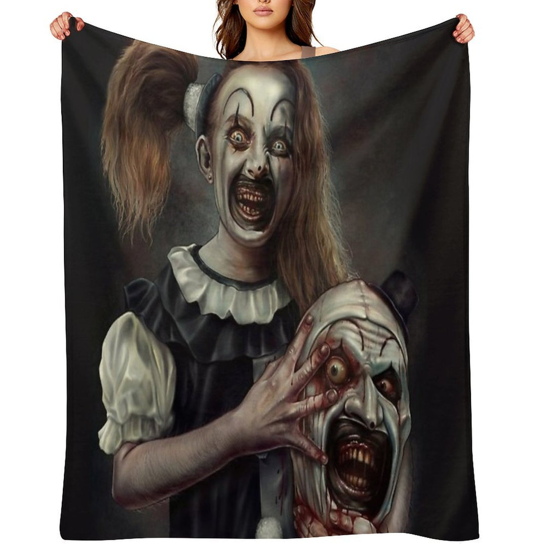 Terrifier 2- The Little Pale Girl Machine-washable Throw Blanket