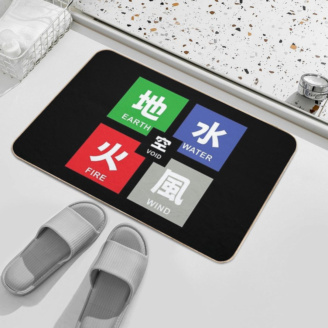 The Five Japanese Elements  Versatile Bath Mat