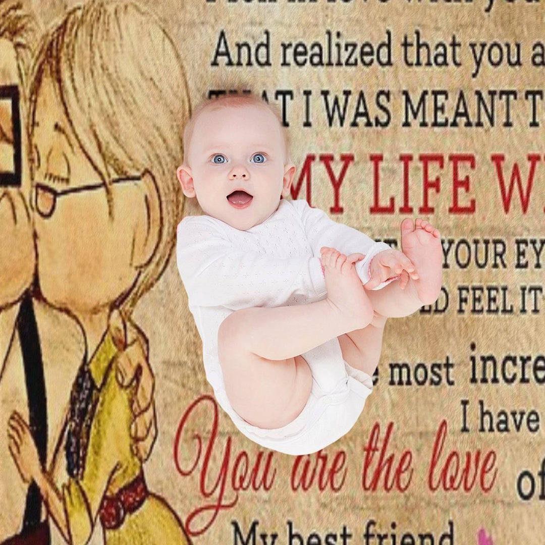 Carl And Ellie To My Wife I Love You Always With My Whole Heart, Valentines Gift For Wife Velvety-soft Throw Blanket