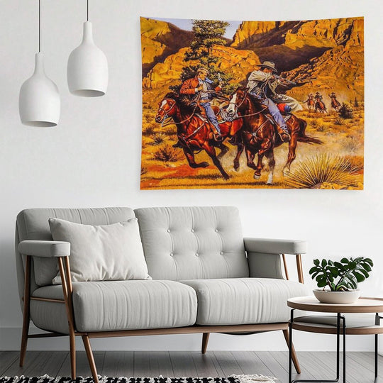 Fwc 5192 Old West Wild Cowboy Tapestry