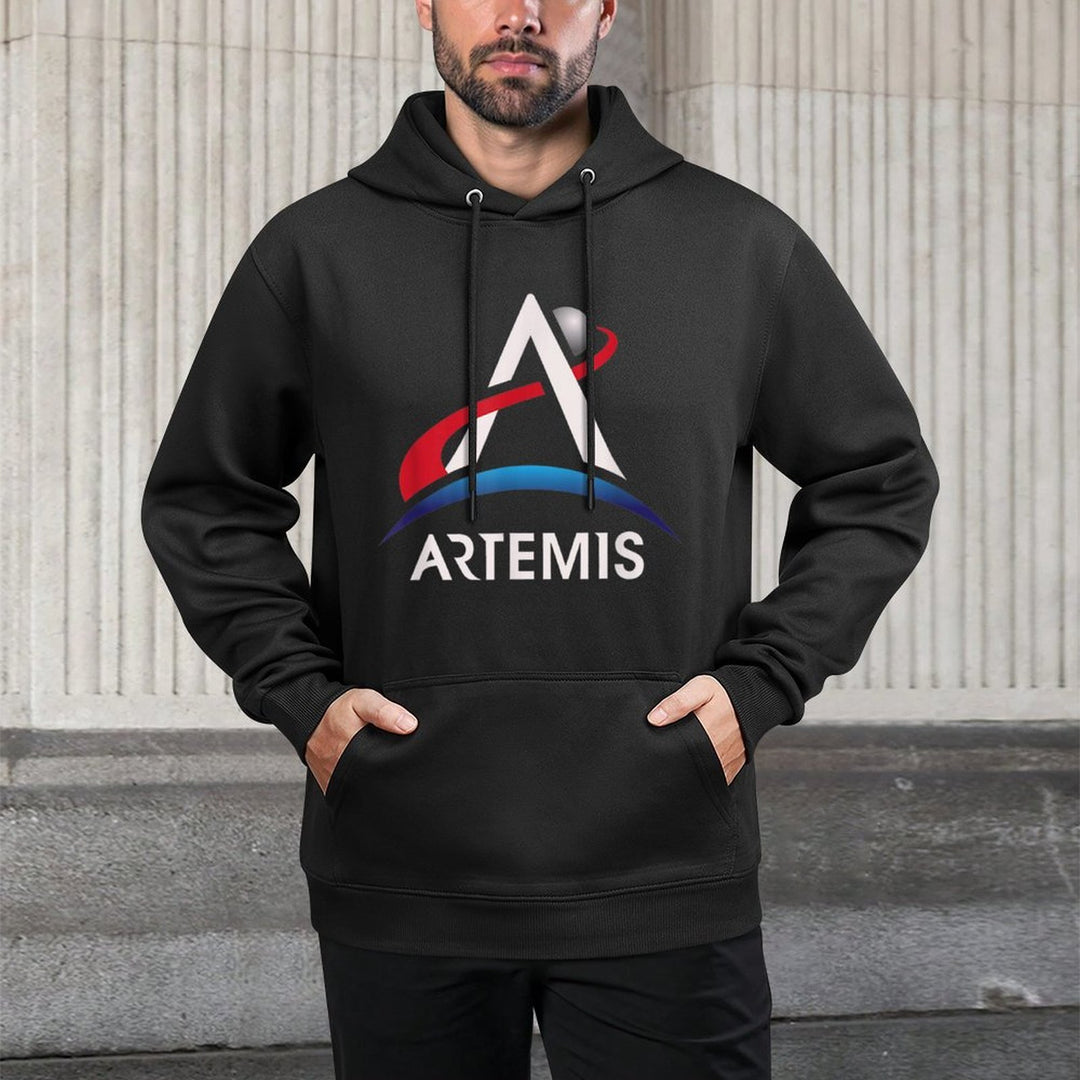 NASA Artemis Program Logo Official LT We Are Going Moon 2024 Machine Washable Hoodie