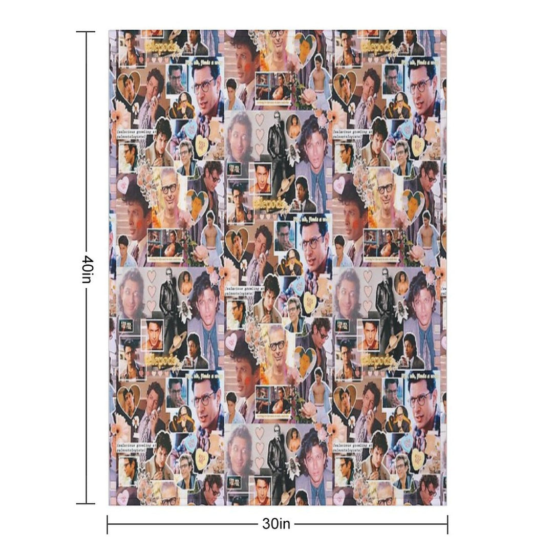 Jeff Goldblum Velvety-soft Throw Blanket