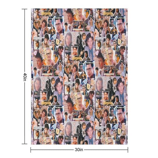 Jeff Goldblum Velvety-soft Throw Blanket