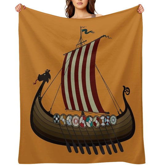 Vikings Velvety-soft Throw Blanket