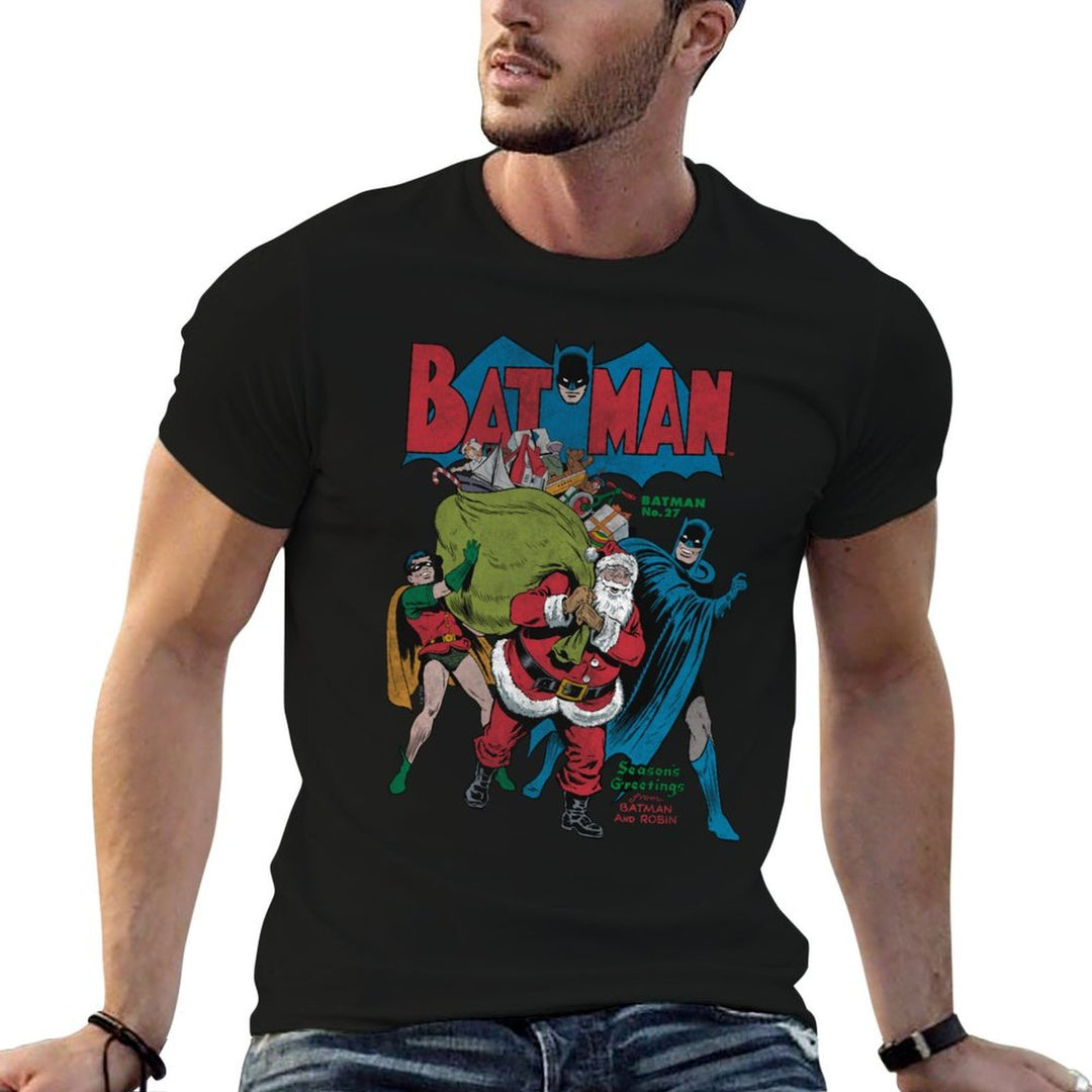 Batman Christmas Seasons Greetings  Vintage-inspired T-Shirt