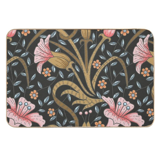 Vintage Garden Bush  Multi-Purpose Bath Mat