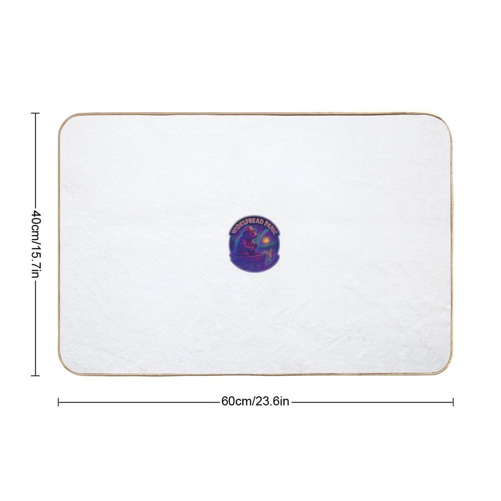 Widespread Panic Bears Gone Fishing Psychedelic  Eco-Friendly Bath Mat