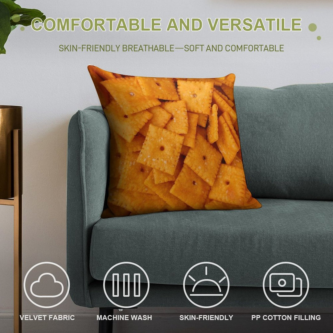 Chez Its Soft High-Density Material Throw Pillow