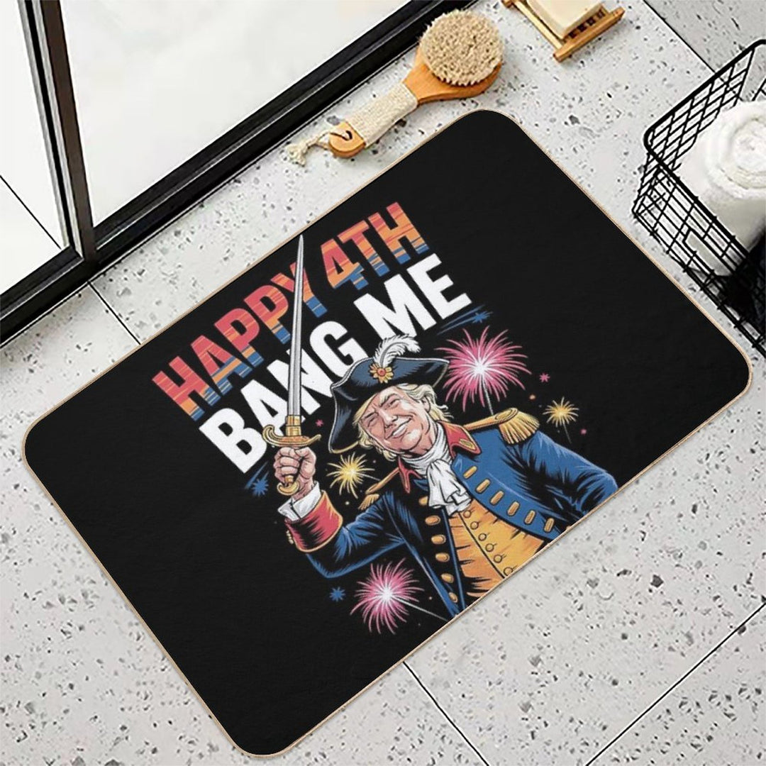 Trump Make 4th of July Great Bang Me Trump 4th of July  Odorless Bath Mat