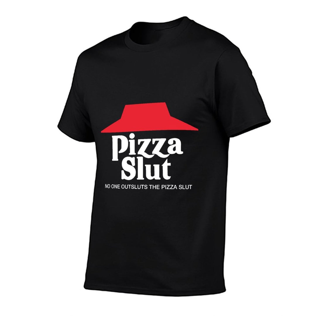 Pizza Slut - No One Outpizzas The Slut - Funny Pizza  Polyester Blend T-Shirt