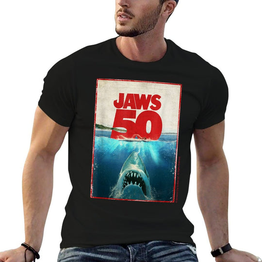 Jaws 50 Jaws 2025 Celebration Classic  Versatile T-Shirt
