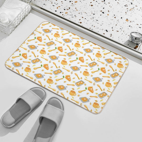 Thanksgiving Day  Repositionable Bath Mat