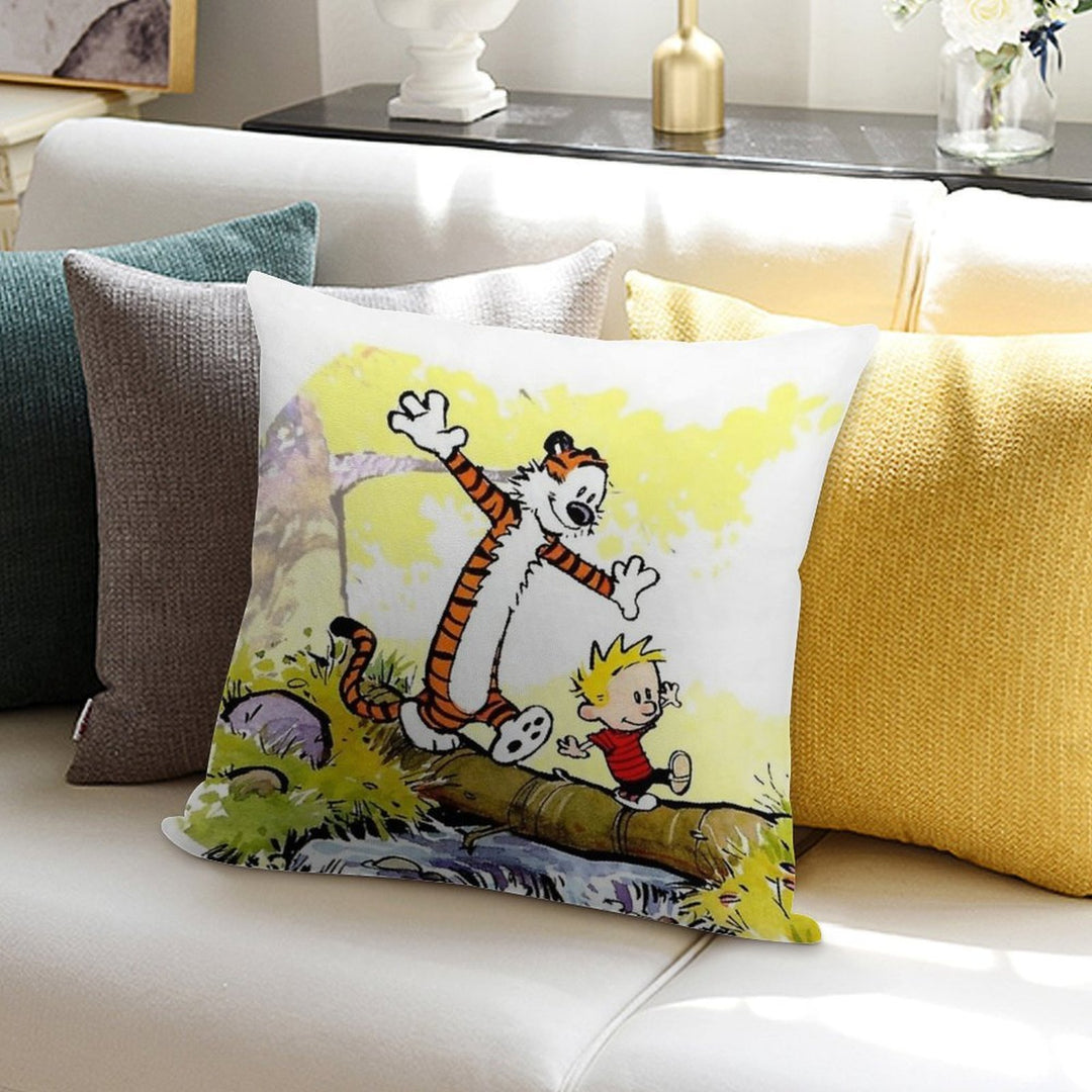 MF82F8BVSPFS0 Soft Hidden Zipper Throw Pillow