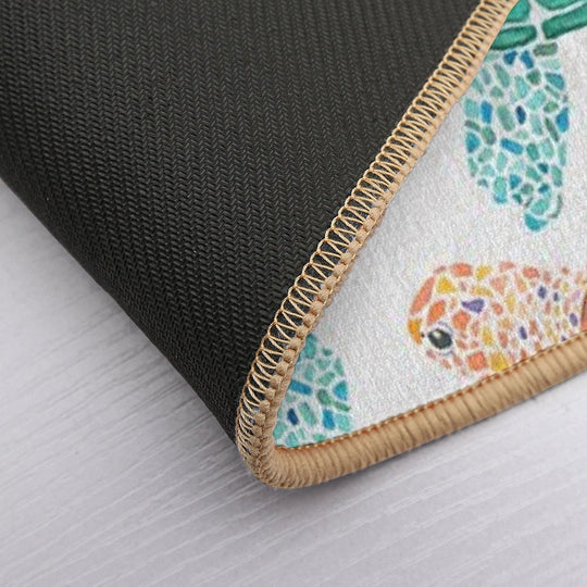 Turtle Pattern (colour)  Non-Slip Bath Mat
