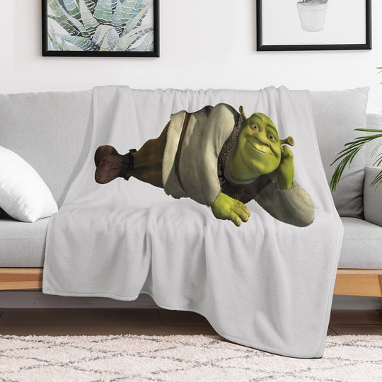 Come Into My Swamp - Shrek Plush Throw Blanket