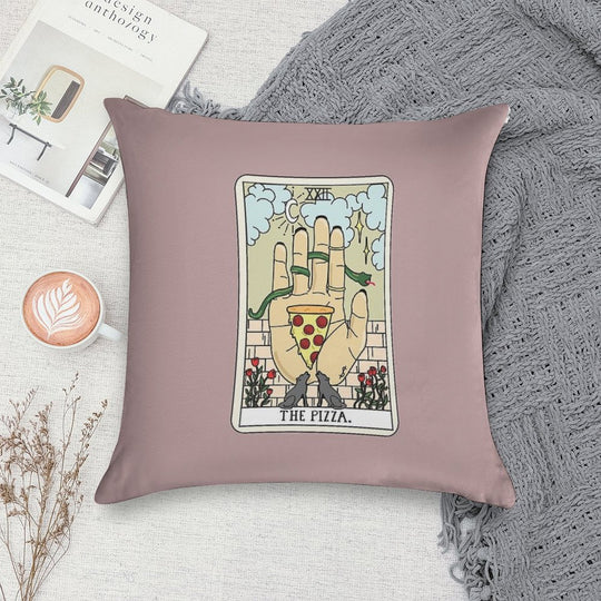 Pizza Reading Soft Durable Construction Throw Pillow