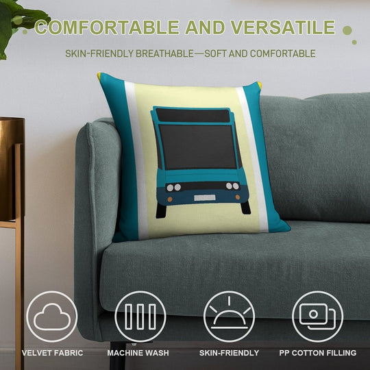 Arriva Optare Solo Soft Bedroom Essential Throw Pillow