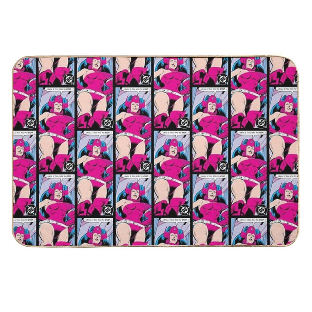 D.C. Comics Random Moment #24 - Black Border - Star Sapphire Durable Bath Mat