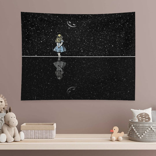 Alice In Wonderland Starry Night Tapestry