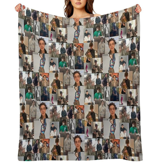 Louis Partridge Poster Lightweight Throw Blanket