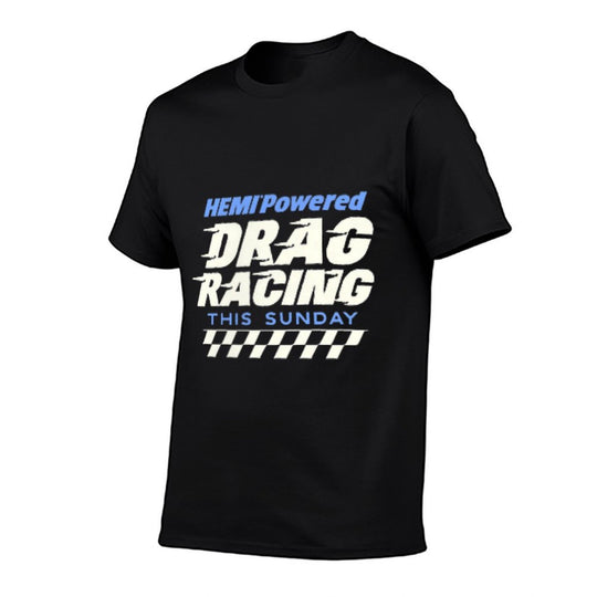 Dodge Drag Racing - Black, Small, Unisex,, Crew Neck, Classic Fit, 100 Polyester, Licensed Design, Racing Enthusiasts, All Ages  Trendy Pattern T-Shirt