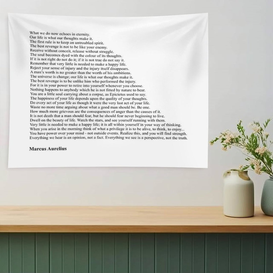Marcus Aurelius Quotes Tapestry