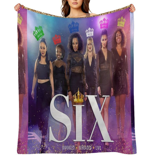 Six Broadway Cast Wrinkle-free Throw Blanket