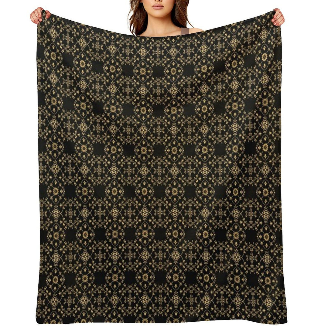 Luxury Seamless Pattern, Gift  And Clothing, Unique Design Velvety-soft Throw Blanket