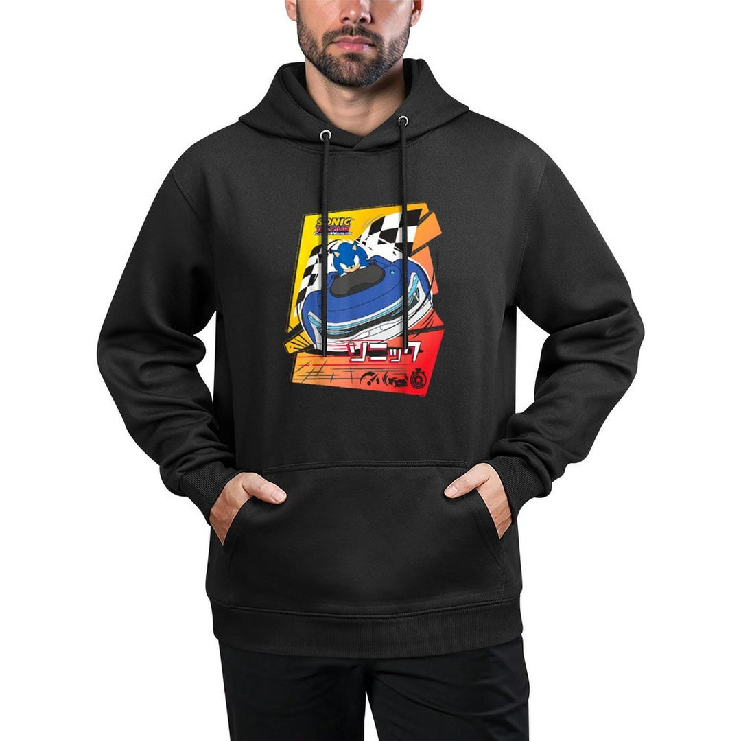 Sonic Racing CrossWorlds - Gotta Drive Fast Sonic Machine Washable Hoodie