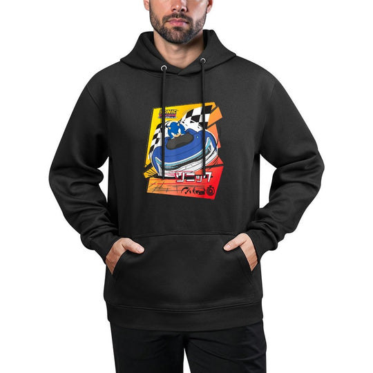 Sonic Racing CrossWorlds - Gotta Drive Fast Sonic Machine Washable Hoodie
