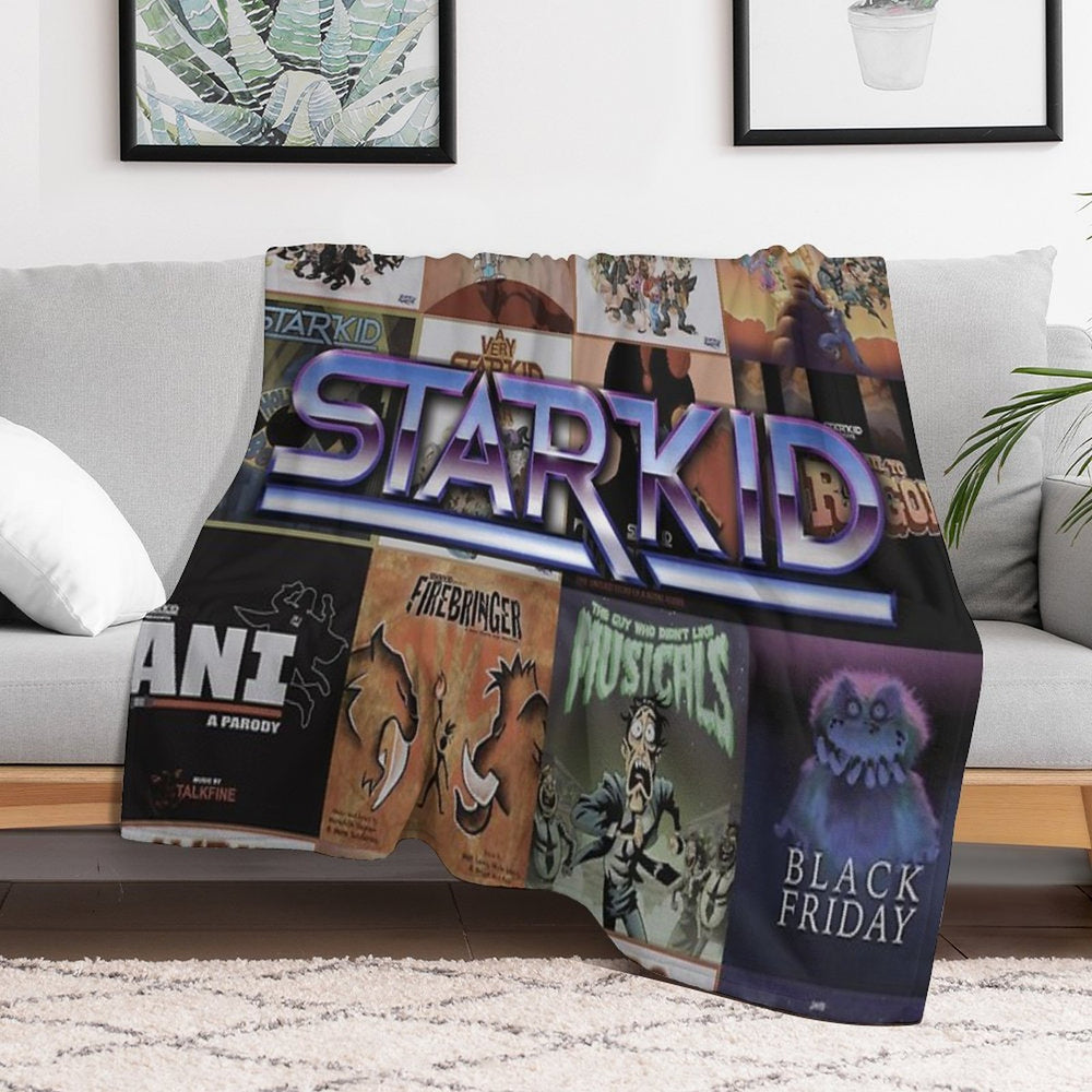 Starkid All Shows Logo Easy Care Throw Blanket