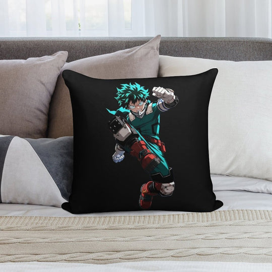 Izuku Midoriya - One For All Soft Warmth Comfort Throw Pillow