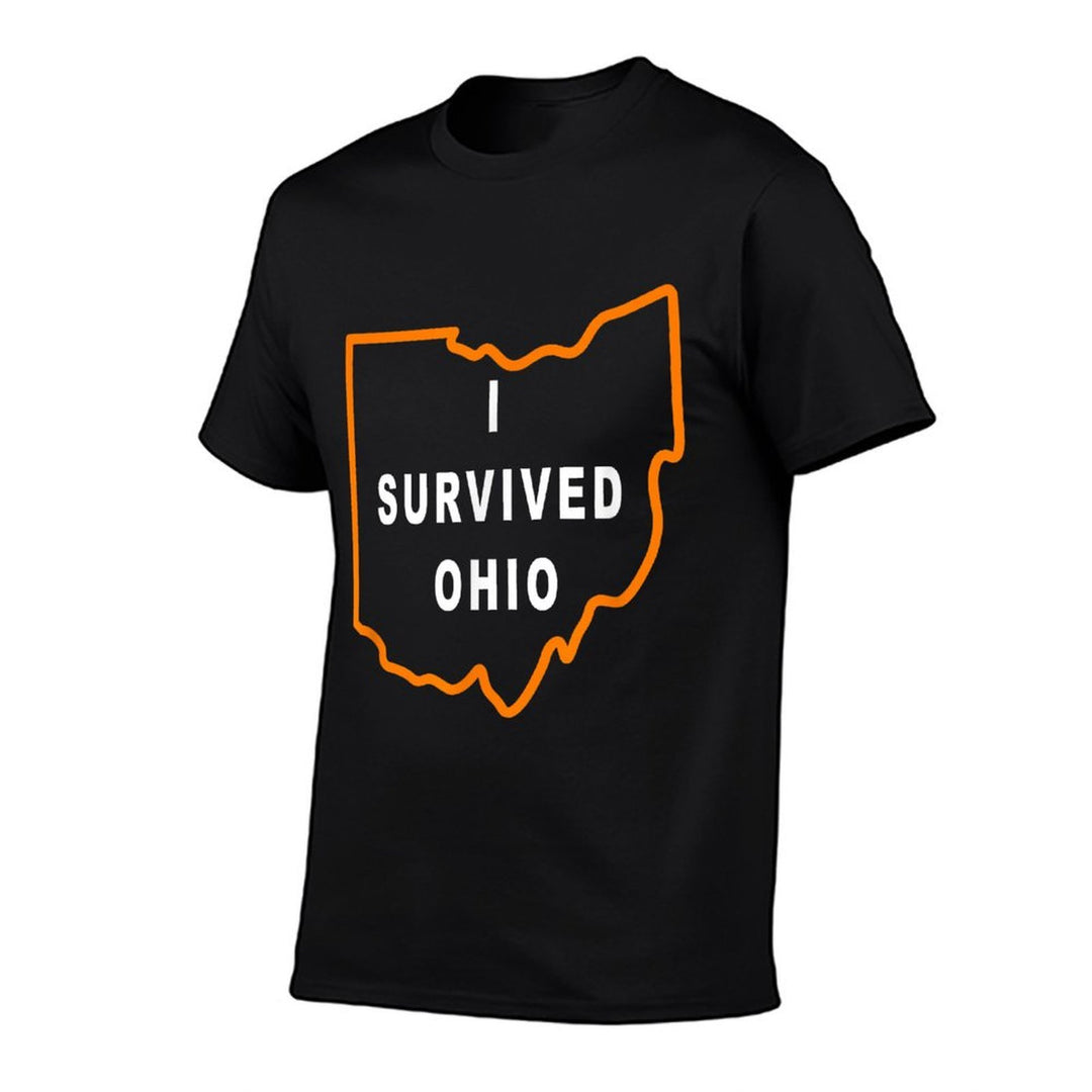 I Survived Ohio Meme  Tagless Design T-Shirt