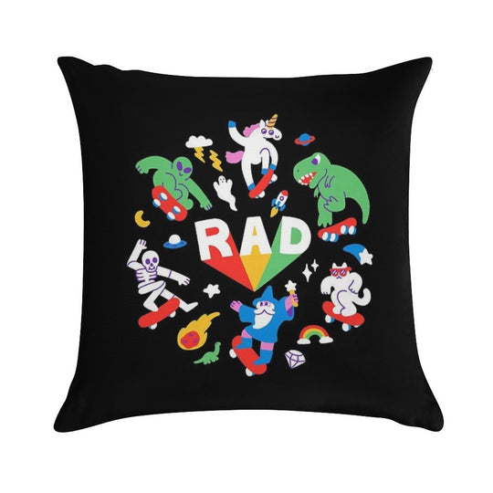 Rad Pals Soft Skin-Friendly Throw Pillow