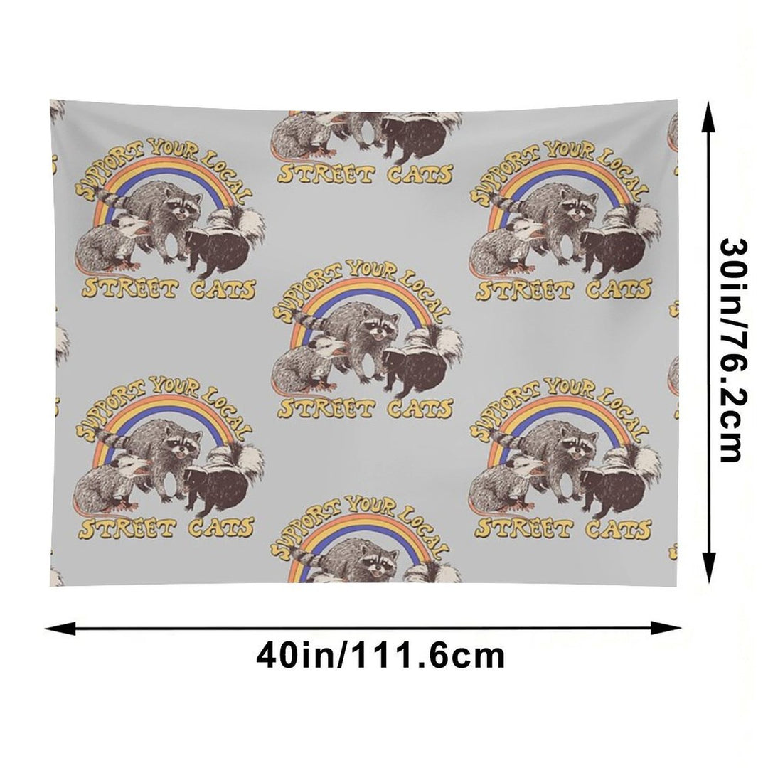Street Cats Tapestry
