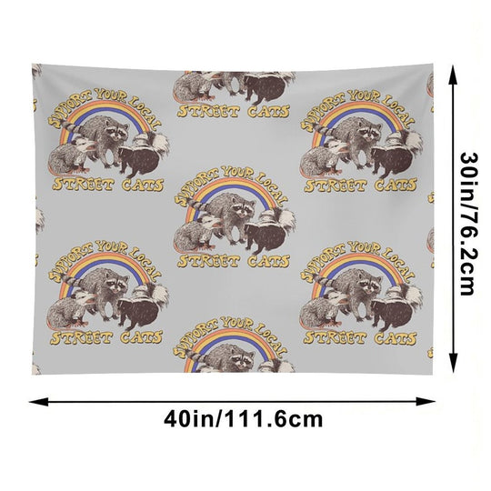 Street Cats Tapestry