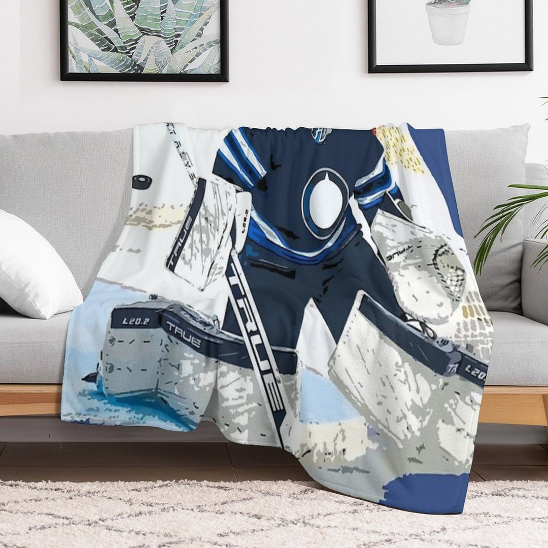 Connor Hellebuyck Anti-pilling Throw Blanket