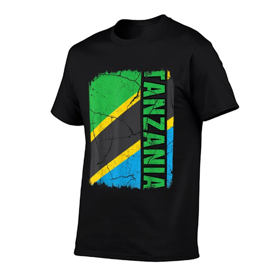 Vintage Tanzanian Tanzania Pride Roots Heritage Gift  Breathable T-Shirt